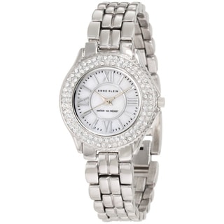 Anne Klein Women's Silver-plated Brass Bracelet Watch