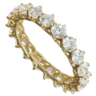 Michael Valitutti Signity 14k Yellow Gold Cubic Zircona Ring