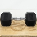 Valor Fitness RH-30 30lb Rubber Hex Dumbbell (Pair)