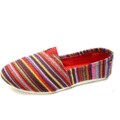 Blue Women's 'Timmy' Pattern Red Flats