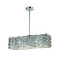 Adara Steel Rectangular Shade Light
