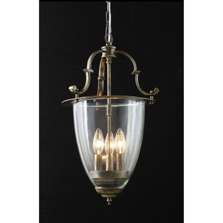 Avery 3-light Glass Chandelier