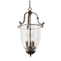 Avery 3-light Glass Chandelier