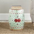 Safavieh Paradise Chinese Floral Light Blue Ceramic Garden Stool