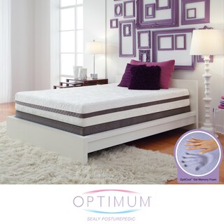 Optimum by Sealy Posturepedic Gel Memory Foam Radiance Cal King Mattress Set