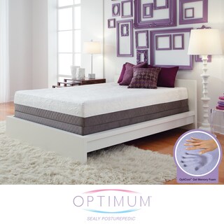 Optimum by Sealy Posturepedic Gel Memory Foam Inspiration Cal King-size Mattress Set