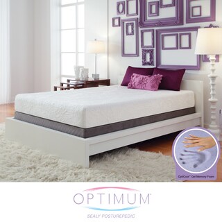 Optimum by Sealy Posturepedic Gel Memory Foam Destiny Twin XL Mattress Set