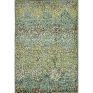 Arrakis Sea/ Taupe Rug (2'0 x 3'0)