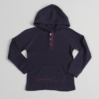Calvin Klein Boys Solid Pullover Hoodie