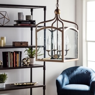 Ashley Bronze 4-light Foyer Hanging Lantern