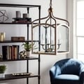 Ashley Antique Copper 4-light Foyer Hanging Lantern