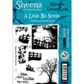 Sheena Douglas Unmounted Stamp Set 5-1/2"X8-1/2"-Silhouette Country Lane