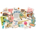 Midway Miscellany Embellishment Assortment-Die-Cuts, Buttons & Ribbon