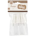 Mister Huey's Spray Bottle Replacement Pumps With Caps 3/Pkg-For Use On 1 Ounce Misting Sprays SC1