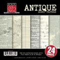 Antique Aged Papers 6"X6" 24/Sheets-6 Designs/4 Each