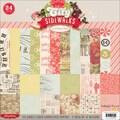 City Sidewalks Paper Pack 8"X8" 24/Sheets-12 Designs/2 Each