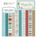 Winter Fun Double-Sided Cardstock Pad 6"X6" 24/Sheets-