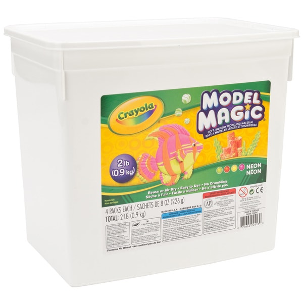 Crayola Model Magic 2 Pound Tub-Neon