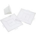 Perler Replacement Pegboards 2/Pkg-Large Clear Square