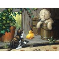 Junior Large Paint By Number Kit 15-1/4"X11-1/4"-Three Buddies