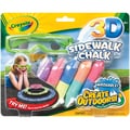 Crayola 3D Sidewalk Chalk-5/Pkg