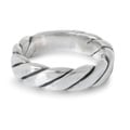 Sterling Silver Men's 'Lives Entwined' Ring (Thailand)