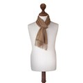Alpaca Men's 'Desert Tan' Scarf (Peru)