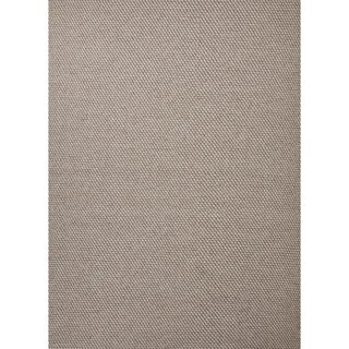 Flat Weave Solid Gray Wool Rug (3'6 x 5'6)