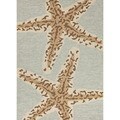 Coastal Blue Indoor/ Outdoor Rug (2' x 3')