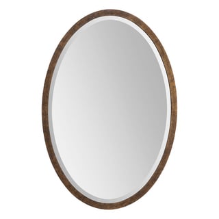 Eliza Bronze Metal-framed Oval Mirror