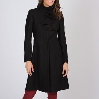 Ivanka Trump Women's Ruffle Detail Coat