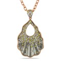 Miadora 14k Rose Gold 2 2/5ct TDW Diamond Necklace (G-H, SI1-SI2)