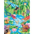 Pencil Works Color By Number Kit-Frog Pond