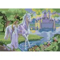 Junior Large Paint By Number Kit 15-1/4" X 11-1/4"-Fairy Castle