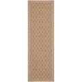 Safavieh Dark Beige/ Beige Indoor Outdoor Rug