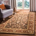 Oushak Brown/ Rust Powerloomed Rug