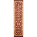 Oushak Red/ Cream Powerloomed Rug