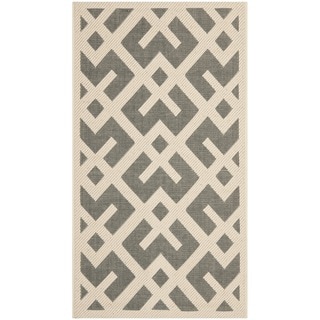 For sale Safavieh Grey/ Bone Indoor Outdoor Rug (2' x 3'7)