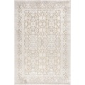 Transitional Ivory Viscose/ Chenille Rug (7'6 x 9'6)