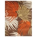 Alliyah Handmade Coca Brown New Zealand Wool Rug (8x10)