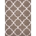 Hand-tufted Modern Geometric Wool Rug (8' x 11')