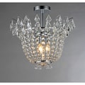 Astrid Crystal 4-light Chrome Hanging Pendant