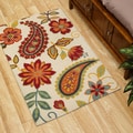 Nourison Vista Floral/ Paisley Multi Color Rug