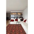 Nourison Vista Ikat Chocolate Rug