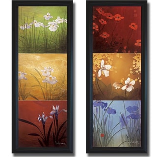 Buy Online Don Li-Leger 'Karma and Aura' Framed 2-piece Canvas Art Set