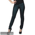Hailey Jeans Co. Juniors Metallic Stretch Skinny Jeans