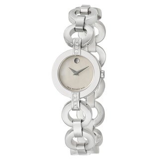 Movado Women's Stainless Steel 'Belamoda' Diamond Watch
