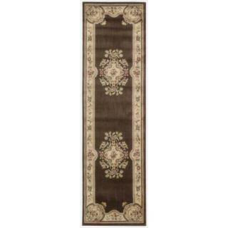 Chateau Brown Wool Blend Rug (2'3 x 8')