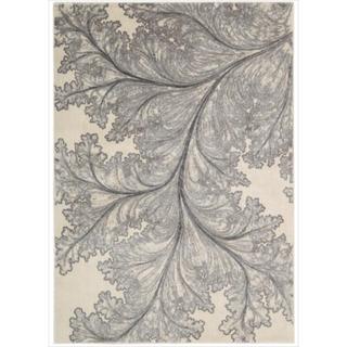 Nourison Utopia Floral Leaf Ivory Rug