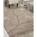 Nourison Utopia Floral Leaf Ivory Rug
